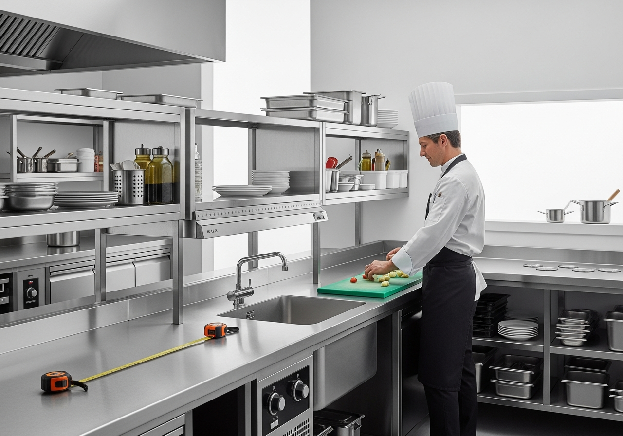 Ergonomische Küchenplanung – Arbeitshöhe und Maße